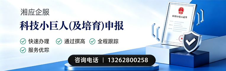 榆林科技小巨人及培育企业申报服务