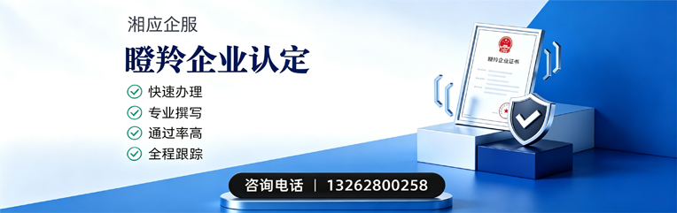 榆林瞪羚企业认定申报服务