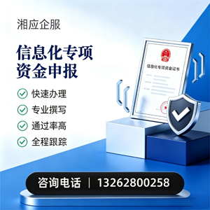 榆林信息化专项资金申报服务