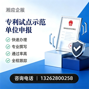 榆林专利试点示范单位申报服务